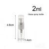 Elfenstall- 30pcs Mini Clear 2ml 5/8Dram Atomizer Vial Glass bottle