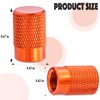 MEAJOO 4PCS Tire Valve Stem Caps, Wheel Valve Stem Covers,