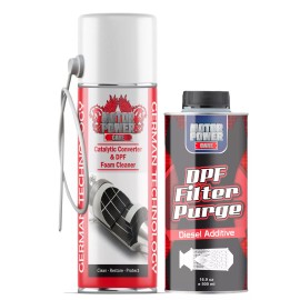 MotorPower Care Diesel Particulate Filter Foam Direct Cleaner With DPF Purge Additive MotorPower