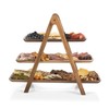 TOSCANA - a Picnic Time brand, 3 Tiered Serving Ladder
