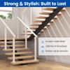 Muzata Stair Cable Railing Post 36 Inch for 25-35 Degrees