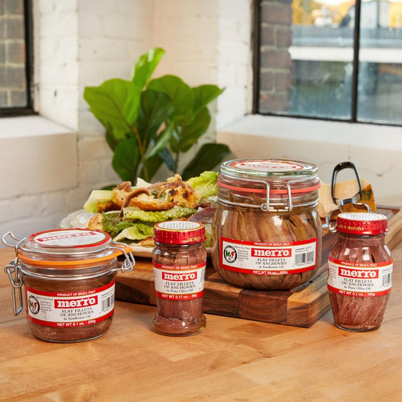 Merro Anchovy Fillets in Olive Oil 5.6 oz