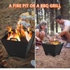 ONLYFIRE OUTDOOR LIVING 2 IN 1 BBQ Charcoal Grill &