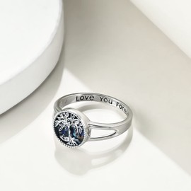 ONEFINITY Tree of Life Rings 925 Sterling Silver Tree of Life Rings Cute Tree of Life Jewelry Gifts for Women Christmas Gifts (8)