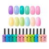 Miss Cherry Gel Semipermanente 12pz Para Uñas Uvled