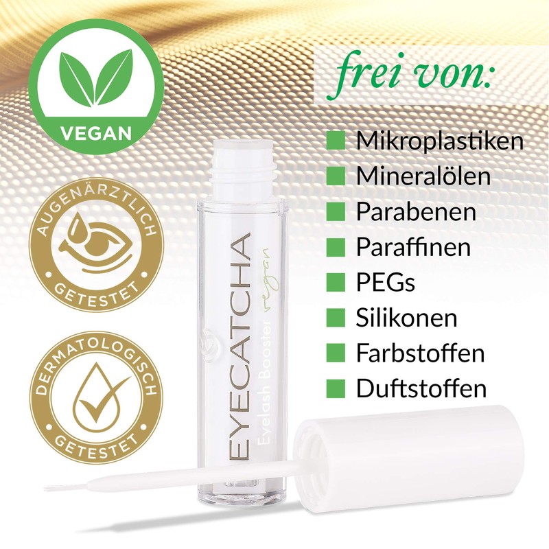 Eyecatcha eyelash booster, 100% vegan, eyelash booster serum with natural