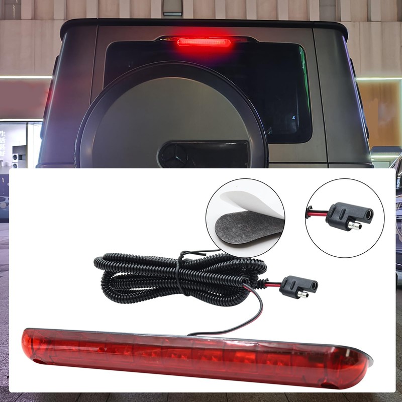 Ygmylandbb New High Mount Stop Lamp, Universal LED Brake Lamp,