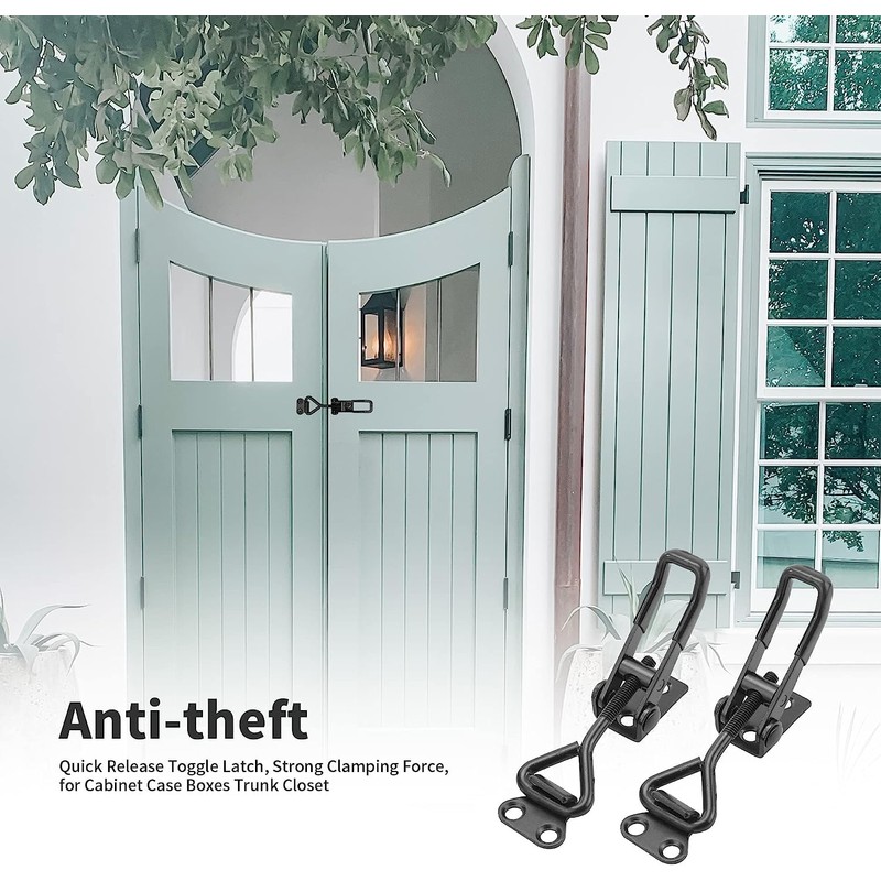 E-TING 6Pack Toggle Clamp Latch 100KG 220LBS Holding Capacity 4001Pull