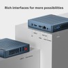 BOSGAME Fanless Mini PC,Intel Celeron N4020 4GB DDR4 RAM 64GB