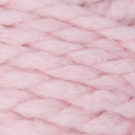 Estako Cozy Thick & Quick Yarn 20% Wool 80% Acrylic Soft Super Bulky Weight #6 Knitting and Crocheting Yarn 3.52 oz (100gr) 65 yds (60 m) (53029-Baby Pink)