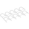 PATIKIL 10pcs 30cm Safety Security Cable Wires Stainless Steel 30cm