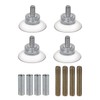 goodxy Set of 4 Rubber Strong Suction Cup Replacements for