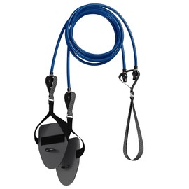 CMD Training Tube for Swimming, Unisex, Swimming Rubber Stretch Band, Training Paddle, Swimming Storage Bag Included, Training Supplies (Blue Intensity Approx. 20.8 lbs (9.0 kg)