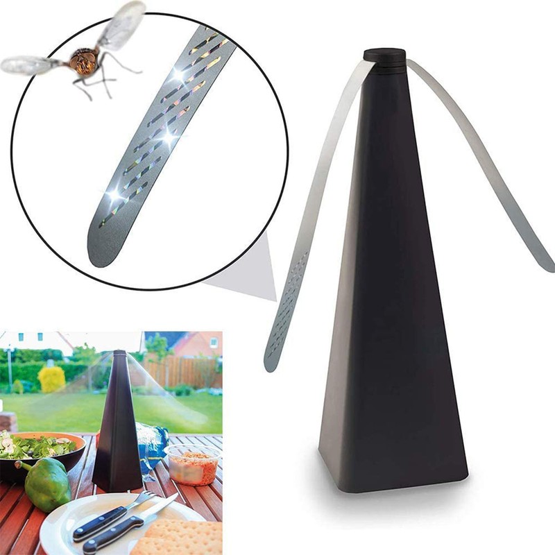Black Fly Repeller Fan Reflected Hologram Point Practical Stable Modern