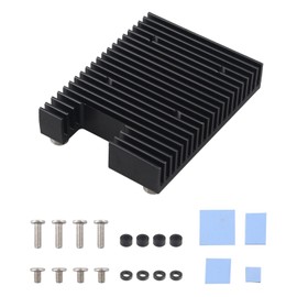 ZDE ZC503 Dedicated Aluminium Heatsink Support PWM Cooling Fan Compatible with Raspberry Pi Compute Module 5 CM5 / Compute Module 4 CM4 Motherboard with Screws and Thermal Tapes