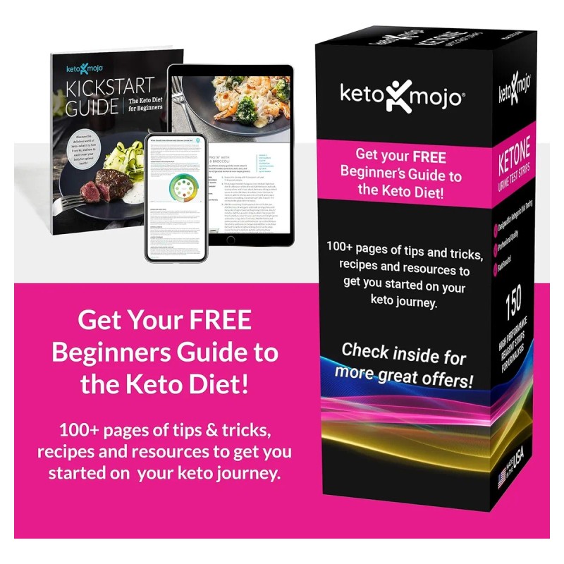 150 Pruebas Para Cetosis Tiras Reactivas De Orina Keto Mojo