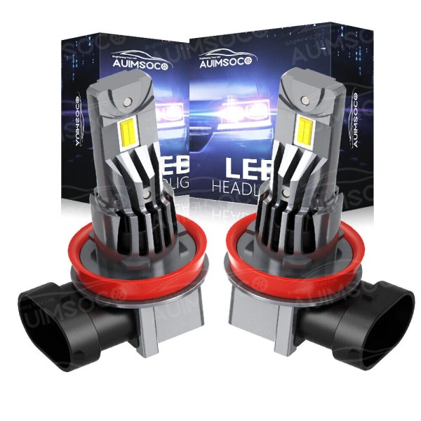 AUIMSOCO H11/H8/H9 LED Lamp Super Bright Bulbs Kit 6000K White