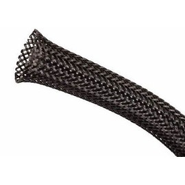 1/8" Black No-Fray Mesh Sleeving - (50 ft. spool)