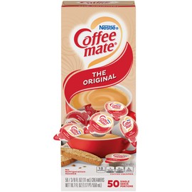 COFFEE MATE 35110BX Original Creamer, 0.375 Fl. Oz (50 Count), 18.7 Fl. Oz (Pack of 1)