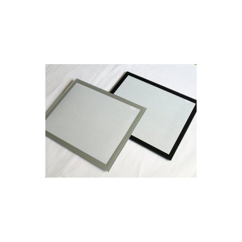 Adventa ACG81-BK Glass Placemat 8 x 10 Black Retail, Safety