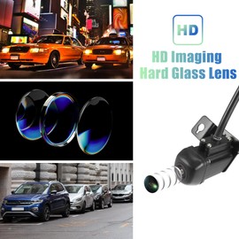 A ABSOPRO Car Rear View Camera with Wide Angle Parking Aid Fit for Hyundai Santa Fe Sport 2017-2018 #957602W650 - Pack of 2