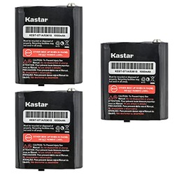 Kastar 3-Pack 3.6V 53615 Battery Compatible with Motorola TalkAbout MU350R, TalkAbout MU354R Two Way Radios