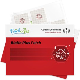 Patch Aid Parche tópico Biotin Plus de PatchAid (suministro de 30 días), color blanco