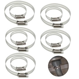 Set of 10 Axle Boot Clamps, Adjustable Stainless Steel Clamps for Drive Shaft, 5 Large and 5 Small Universal Hose Clamps, Rustproof, Durable for Most Car Repair and Maintenance