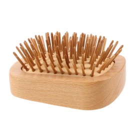 WOONEKY Wooden Comb Detangler Brush Curly Hair Brush for Women Teens Scalp Massage Comb for Dry Hair