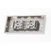 HUBER Surface-Mounted Bell Push 1 Gang Made of Real Metal