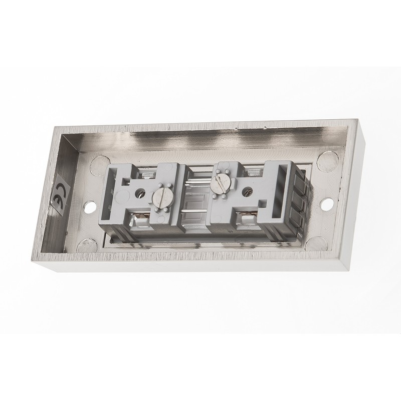 HUBER Surface-Mounted Bell Push 1 Gang Made of Real Metal