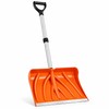 18-Inch Snow Shovel for Driveways and Walkways – Adjustable Aluminum