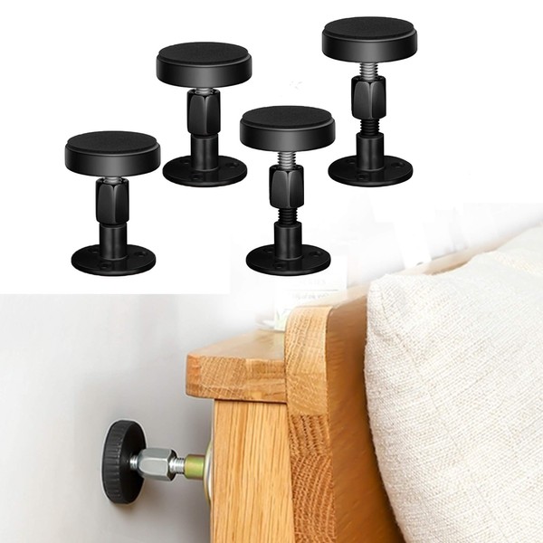 Krisler Black Adjustable Bed Frame Anti Shake Tool Tool Headboard