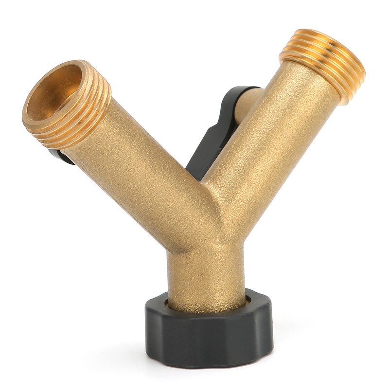 G3/4 Female Thread Connector Brass Ball Valve Hose 3‑Way Connector