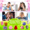 100 Pack Squishies Toys, Tiny Mochi Squishy Fidget Toys Random