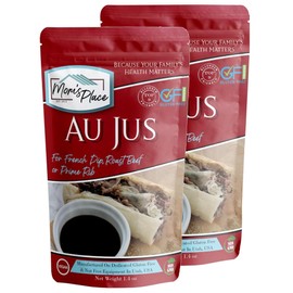 Mom’s Place Gluten-Free & Dairy Free Au Jus Mix (2-Pack), Vegan, Nut Free & Soy Free, 32 servings, 2.8 oz.