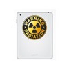2 x 15cm/150mm Warning Radiation Vinyl Sticker Sign Radioactive #7151