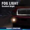 PIT66 Front Bumper Fog Lights Compatible with 1994-2001 Dodge Ram