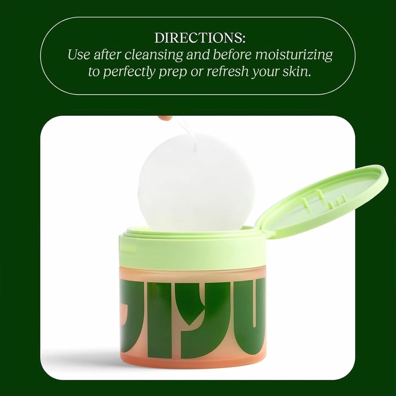 Toning Polish Pads 100 Count Snail Mucin Peptides Centella Dark