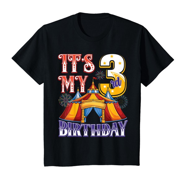 3 Year Old Ringmaster Circus Party 3rd Birthday T-Shirt