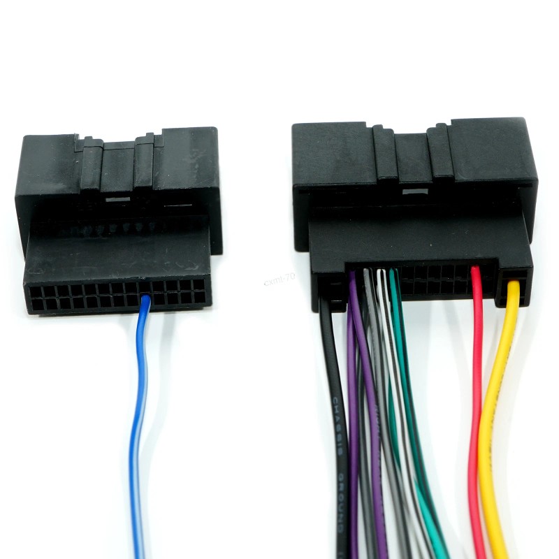 RED WOLF Car Radio Stereo Replacement Wiring Harness Plug Adapter
