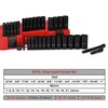CASOMAN 3/8-Inch Deep Impact Socket Set, Metric & SAE, 31Piece