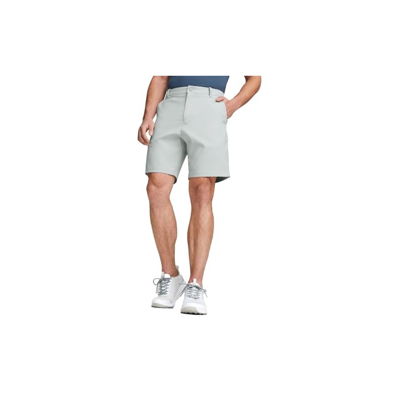 PUMA GOLF Men's Dealer Short 8 Ash Gray