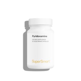 Supersmart - Pyridoxamine 200 mg Per Day - Natural Form of Vitamin B6 - Powerful Glycation & Ages/ALEs Inhibitor | Gluten Free - 60 Vegetarian Capsules