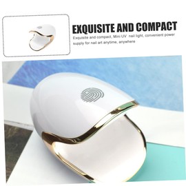 Beavorty 6w Mini Type Nail Lamp Portable Gel Curing Light for Home Salon Use Convenient Manicure Art Tool Timer Setting and Automatic Sensor for Fingernails Toenails