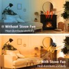 MIVITOOM Log Burner Fan with 6 Blades - Wood Burning