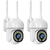 NiCola 2PCS Security Camera Outdoor, Wifi Home Security Camera,1080P, Color