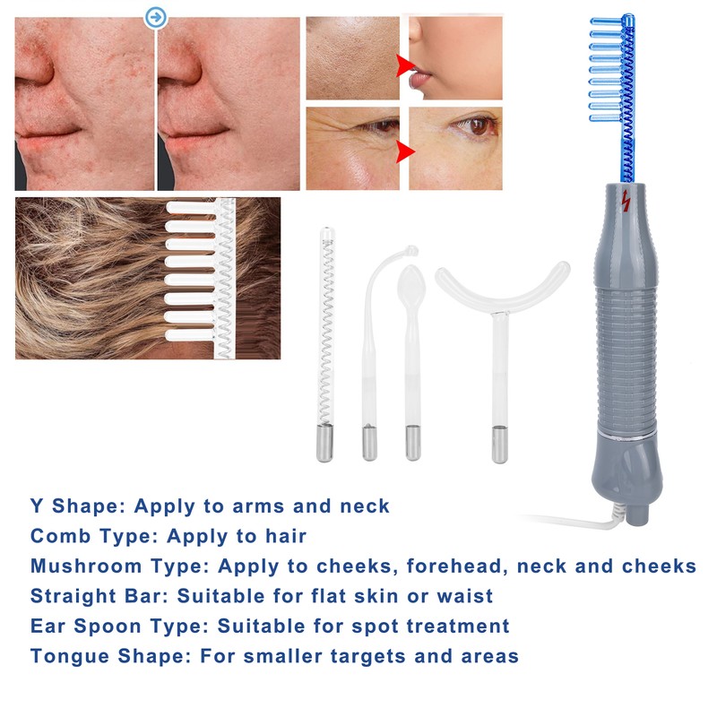 High Frequency Electrotherapy Instrument Acne Removal Skin Hair Care Electrotherapy