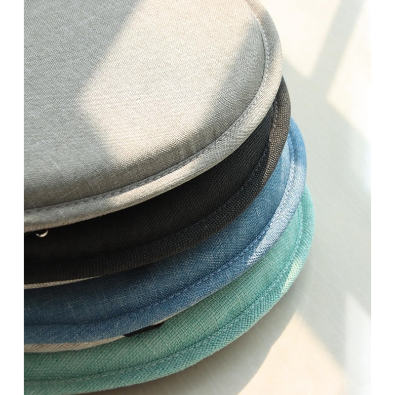Greenjin Round Chair Cushion with Ties Set of 2 Anti