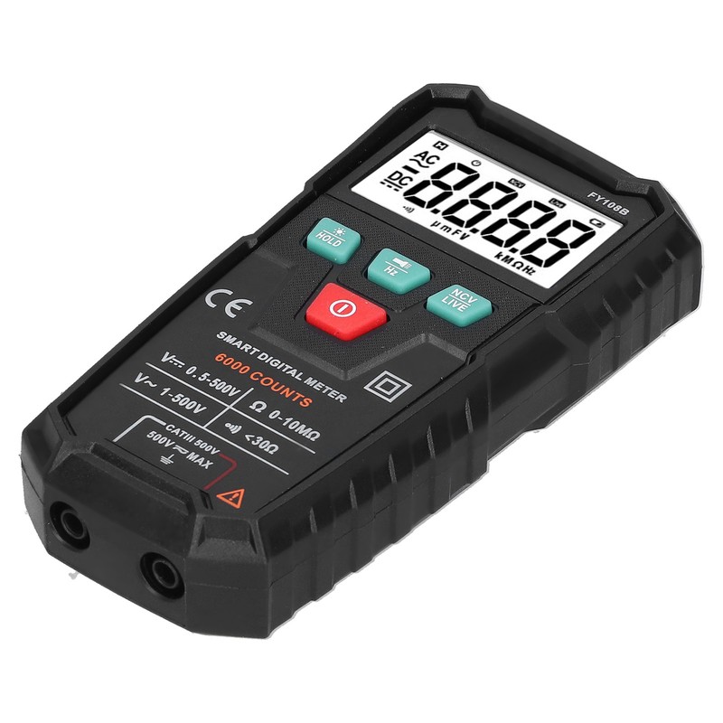 Digital Multimeter Full Automatic AC DC Voltage Resistance Tester for